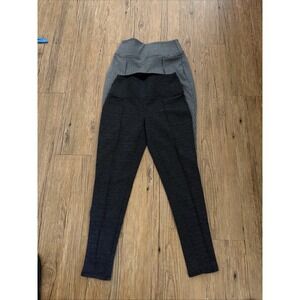 Apt. 9 Women's Size XS Dress Pants Leggings Pleated Slimming Lot Of 2  E249